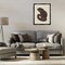 Stupell Industries Sitting Cat Curved Tail Floater Framed Canvas Wall Art Design by Grace Popp